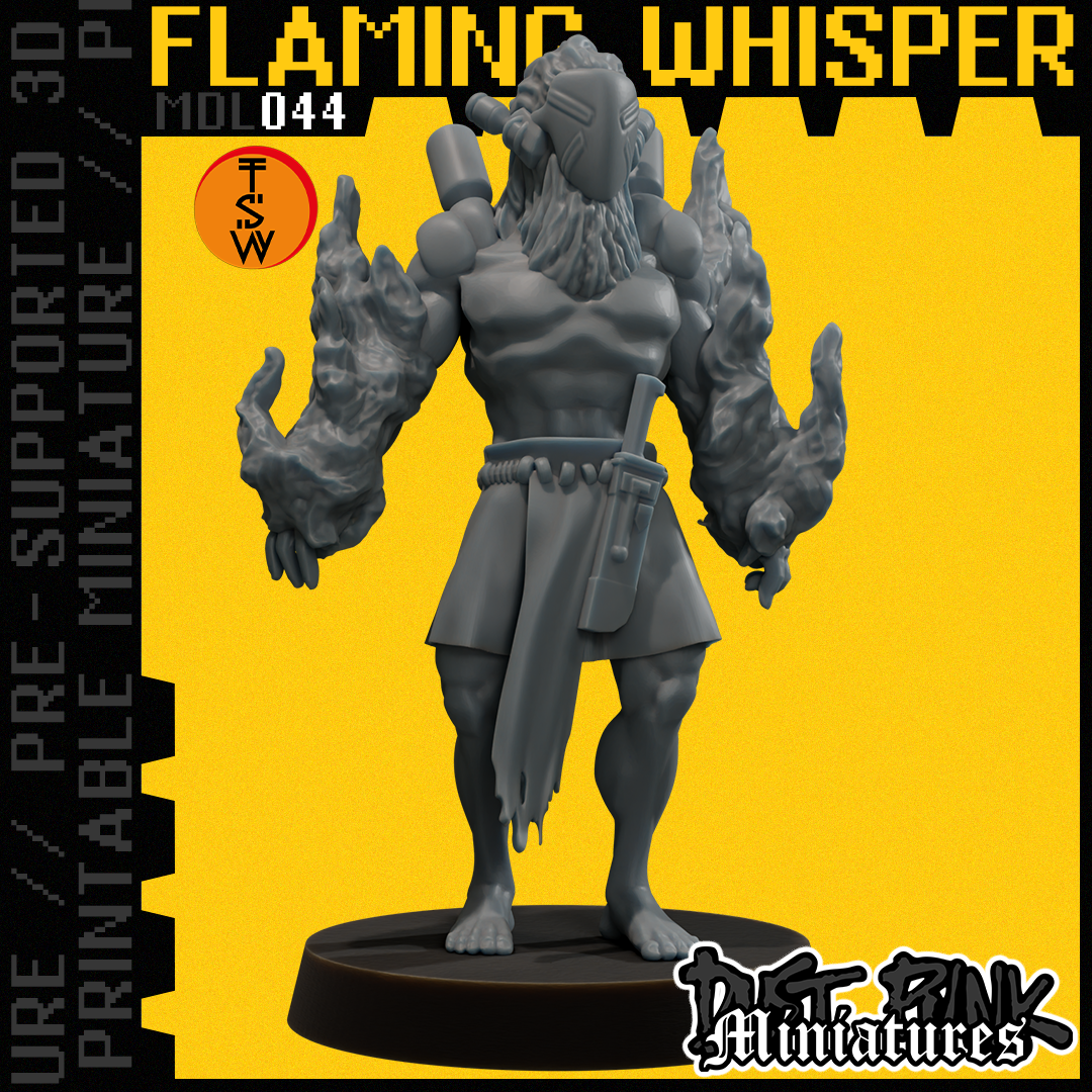 MDL044 FLAMING WHISPER [PRE-SUPPORTED]